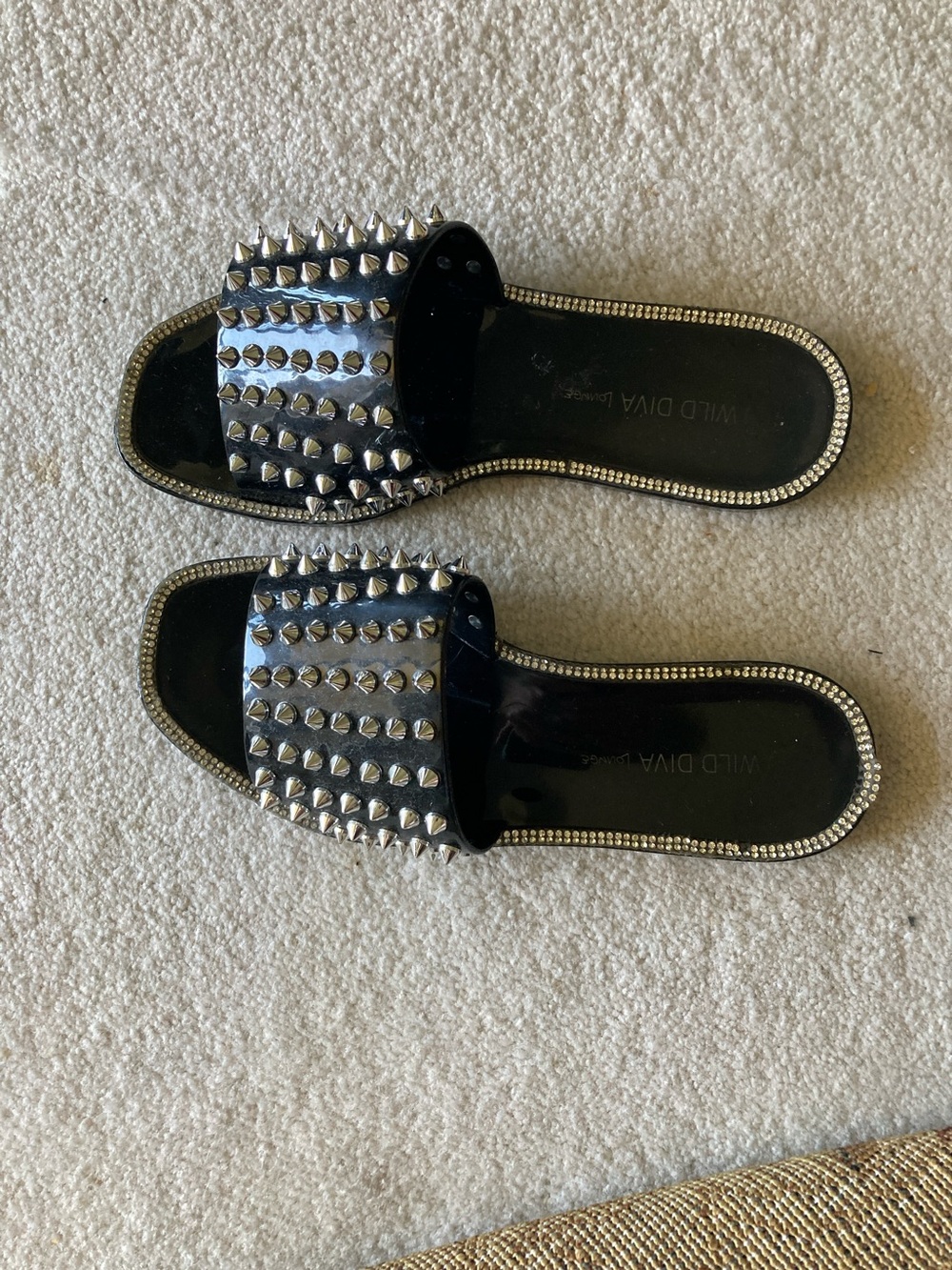 Spiky sandals, size 5